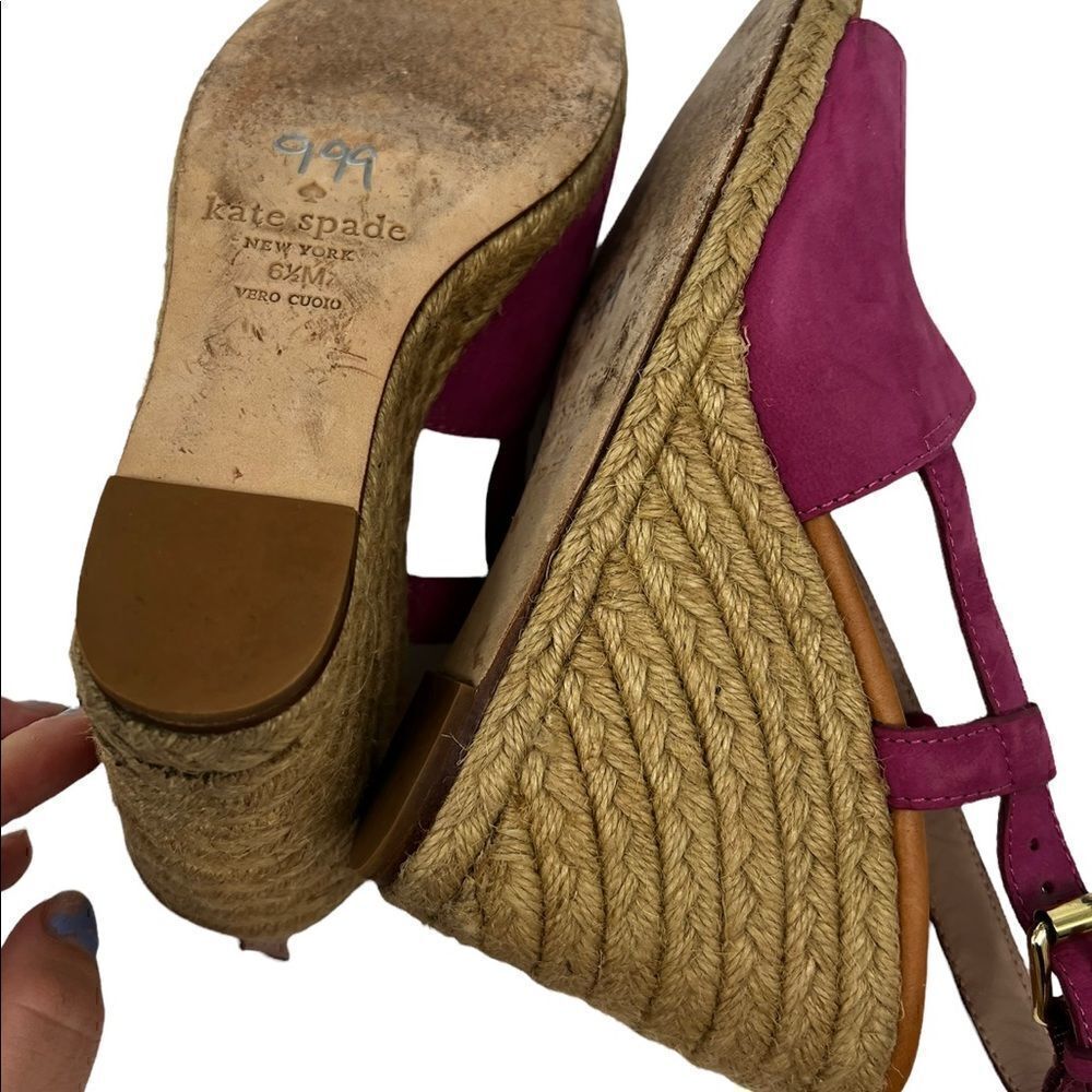 Kate Spade Pink Wedges‎ - Picture 6 of 6